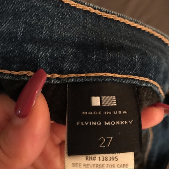 Triple Ripped Skinny Ankle Jeans - Picture 3 of 3